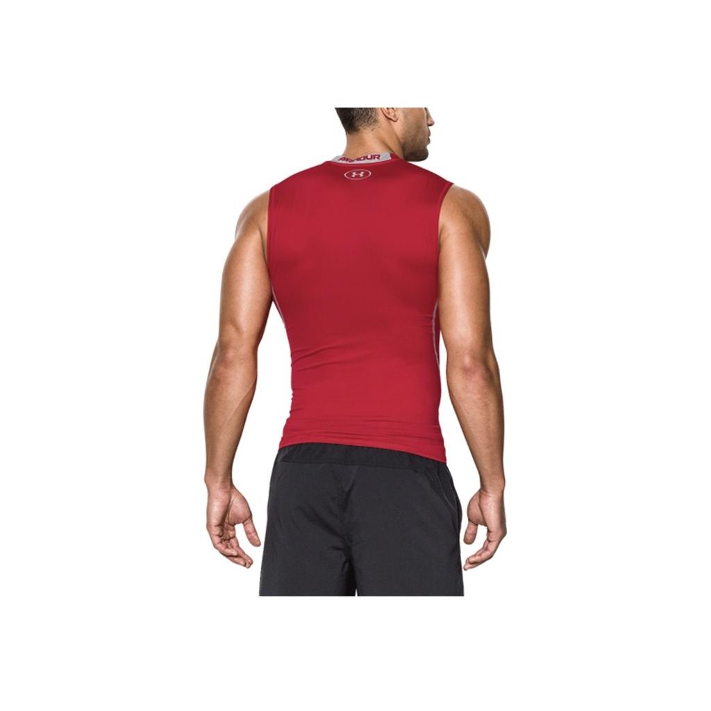 Under Armour Casual Sports Sleeveless Compression Workout Top Men tops Red 1257469-600