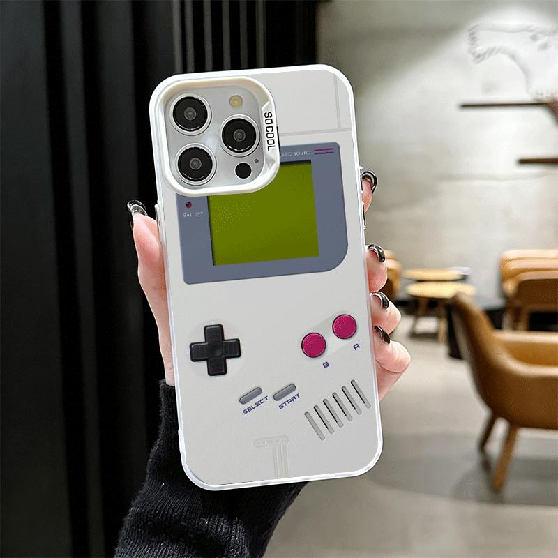 Game Console Trend Pattern Shockproof Phone Case for iPhone 17 Air 16 16E 15 Pro Max 14 Plus 13 Mini 12 Back Cover Anti Fall Fun