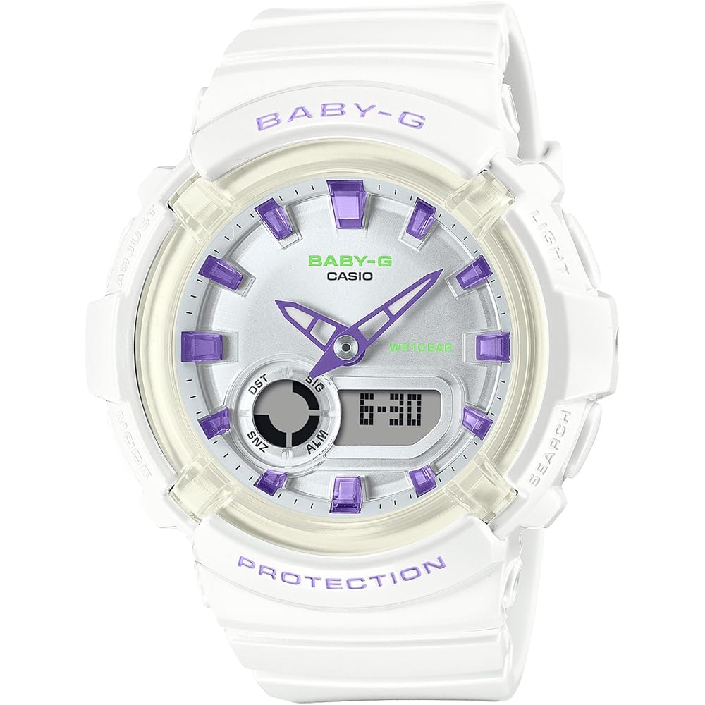 Casio Baby-G BGA-280DN-7AJF Женские Белые Часы Водонепроницаемые Стильный Дизайн