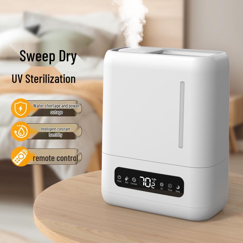 Smart Silent Humidifier: Large Capacity, Aromatherapy, Air Purifier, Bedroom, Constant Humidity, High Mist Output