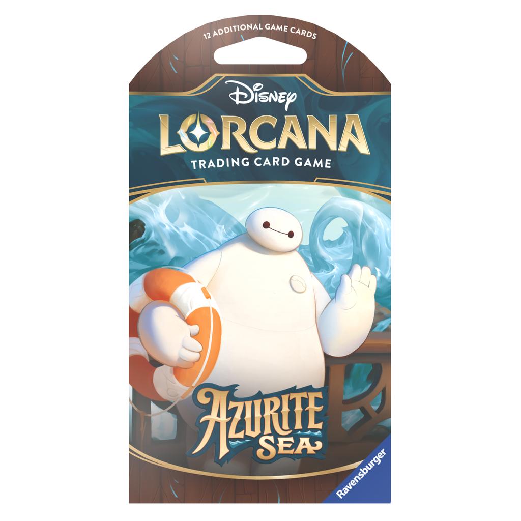 Disney Lorca Card Set: Ch6 Azurite Sea Sleeved Booster Pack (1 Pack)