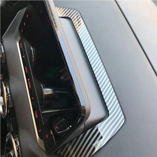 For Nissan Sentra Sylphy -2024 Carbon Fiber Console Navigation Screen Frame