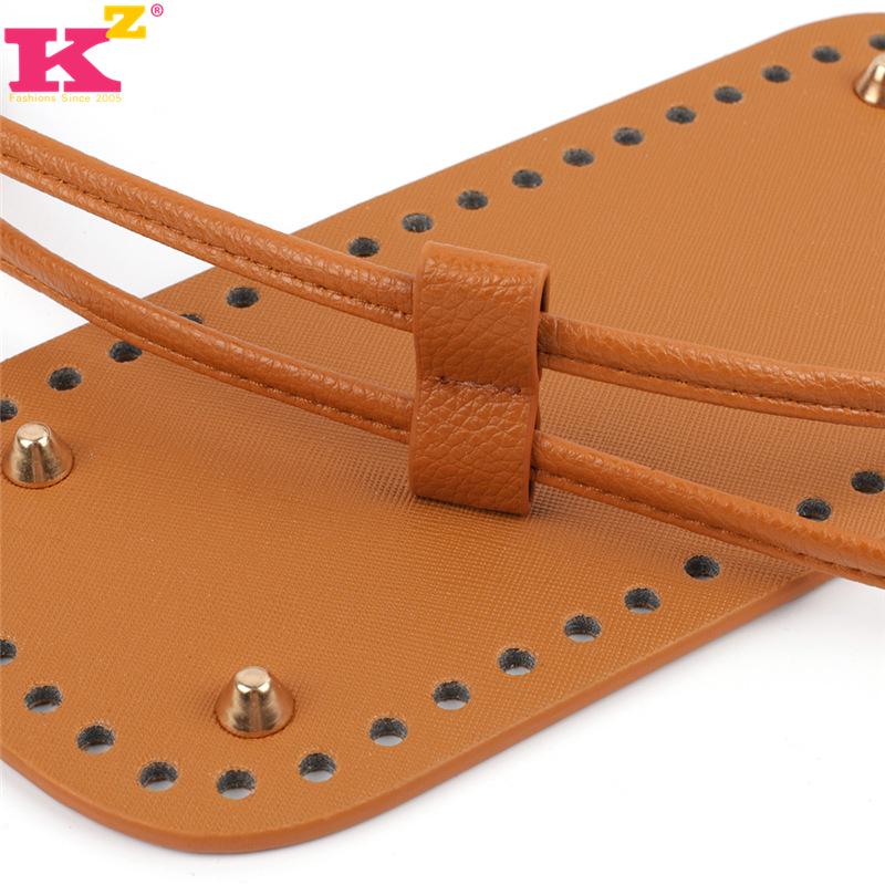 Handmade DIY Crochet Dumpling Bag Set: Bottom, Drawstring, Shoulder Strap, Bucket Bag Accessories