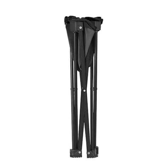 Coleman Compact Trekking Includes storage Stool, Black, 2000021982. Outdoor, camping, park, leisure, chair, portable, balcony, ottoman. case.