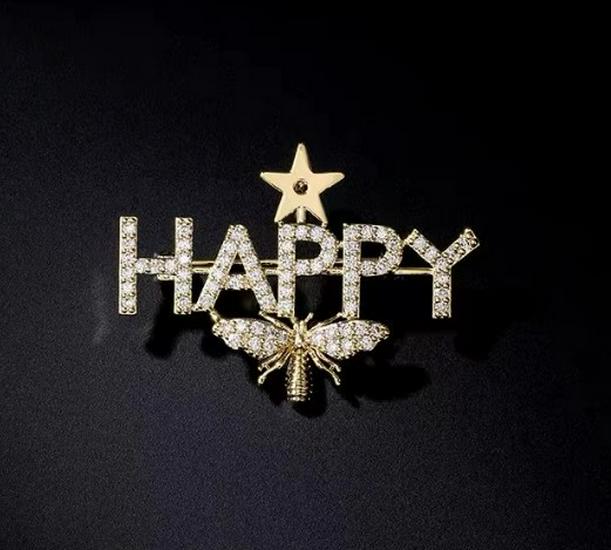 Nowy Styl Broszka Pszczoła z Kroplami Oleju - Urocza Pins Zwierzęcy na Kołnierzyki i Dodatki do Odzieży