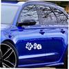 LOORGVEL Set of 3 Hibiscus Flower Stickers Car Body Vinyl