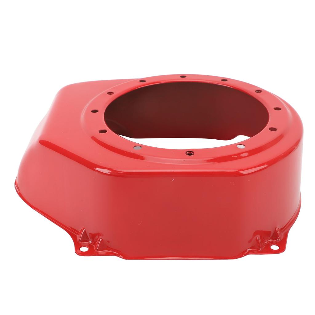 Starter Shroud Fan Flywheel Cover Red Metal Recoil Pull Starter Cooling Fan Cover for GX160 5.5HP