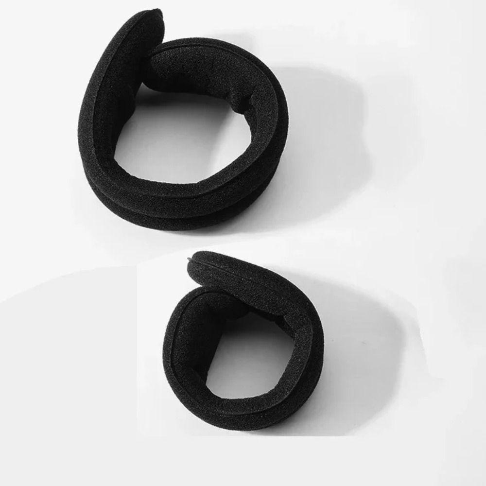 2 PCS Multifunctional Hair Bun Maker Twist Sponge Plastic Loop Hairpin Donut Bun Curler Women Girl