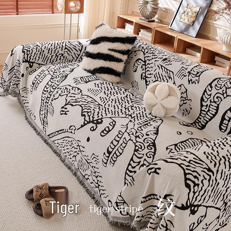 

Роскошный Ретро Чехол на Диван из Шенилла - Всесезонный, Защита от Царапин, Французский Дизайн 180*460cm Extra Large Four-Seater