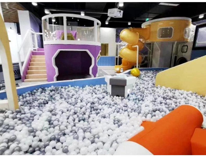 Children's Indoor Playground: Kindergarten Rotating Slide Equipment