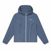 Original Woven Casual Fashion Simple Loose Hooded Jacket Women Jackets Cloud-Mountain-Blue F71W429705F-BU