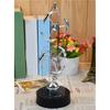 Metal and Plastic Double-Swinging Chaotic Desk Sculpture Electric Forever Motion Toy Balance Pendulum Balls