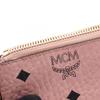 Used MCM Visetos Shoulder Pouch Shoulder Bag Leather Pink Used Women