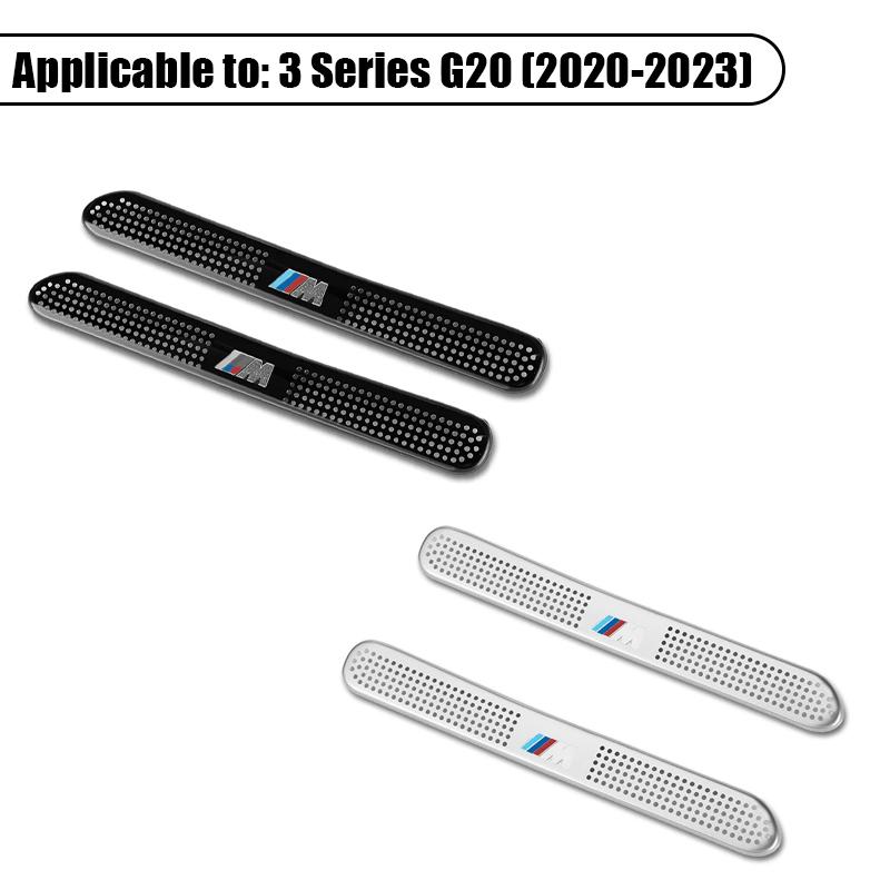 CDKO4 2Pcs Car Air Outlet Protective Cover Dust Proof Net Interior Stickers Accessories For BMW 3 4 5 6 7 Series X1 X2 X3 X4 X5 X6 F30