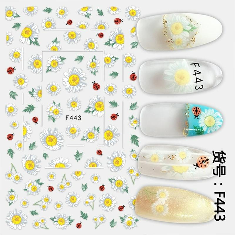 Zurück Kleber Aufkleber 3D Nagel Aufkleber Schwarz Weiß Geometrische Zeichnungen Designs Nagel Aufkleber Dekoration Für Nail Art Schönheit