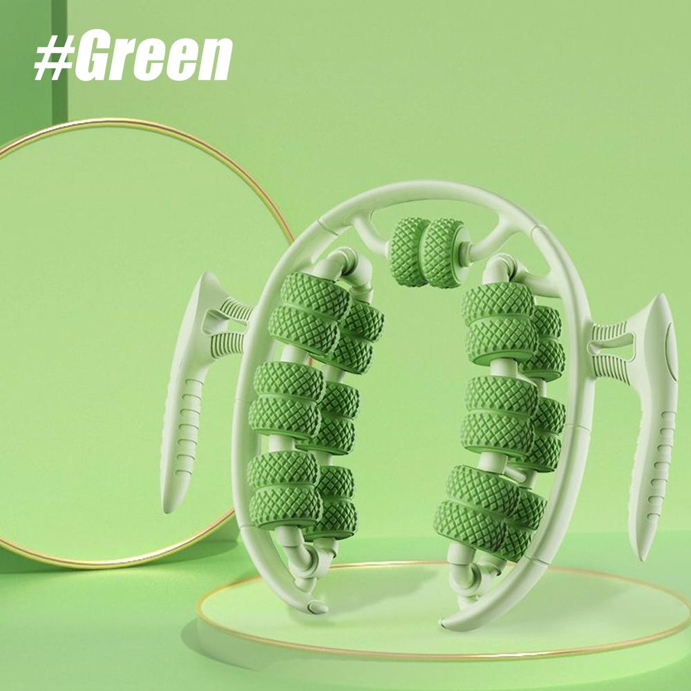 26 Wheels Circular Lymphatic Drainage Massager Portable Handheld Cellulite Massage Tool For Calf Arm Relax