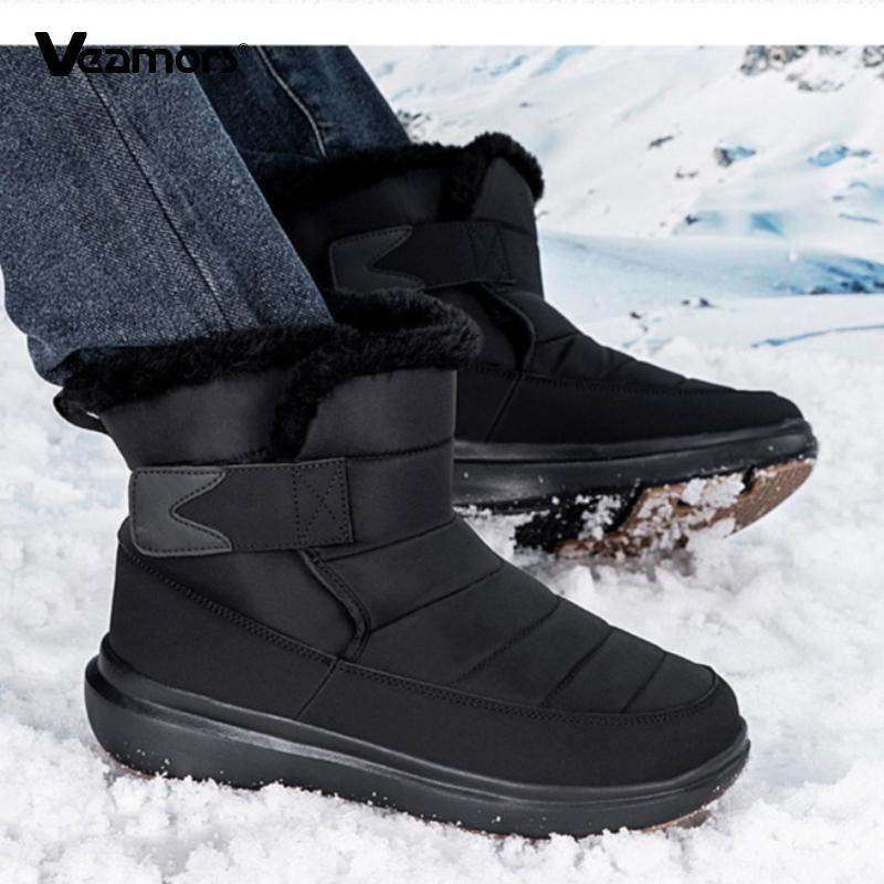 Plush Warm Women's Snow Boots Fashion High-top Cotton Shoes Anti-slip Walking Shoes Winter Hiking Outdoor Sneakers