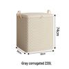 Large Gray Wave Pattern Bedroom Storage Bag for Clothes