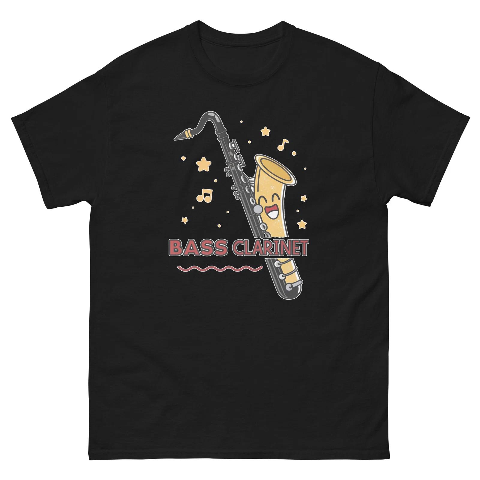 Bass Clarinet Musical Instrument Illustration T-Shirt S