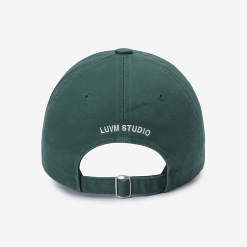 LUVM LOGO VINTAGE BALL CAP_GREEN