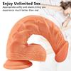 Soft Elbow Double Layer Liquid Silicone Penis Large Simulation Female Masturbation Device Manual Adult Sex Products