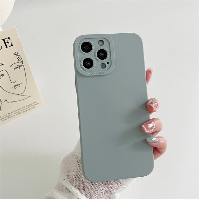 Official Liquid Silicone Case For Iphone 14 13 12 Mini 11 Pro Max Xs Xr X 6 7 8 Plus Se Shockproof Soft Skin Camera Protect Capa