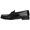 CELINE Cow Leather Loafers Men's Black 334773602C.38NO