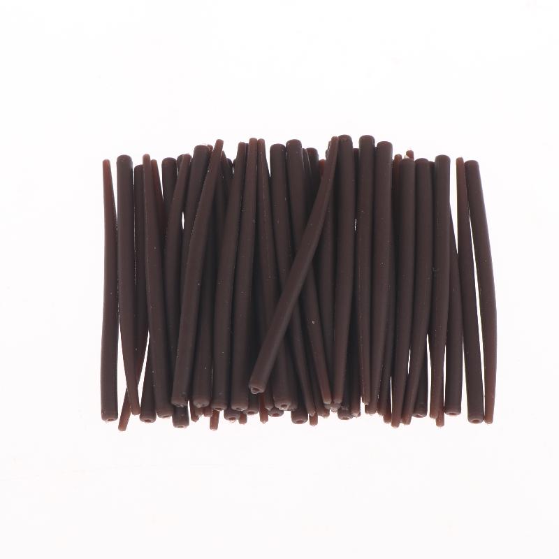 New 50/150Pcs Carp Fishing Rig Anti Sleeves Terminal Carp Fishing Accessor Anti Winding Hook Sleeves Aligner Positioner Tubes