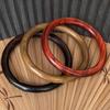 Chinese Ethnic Style Sandalwood Bracelet Minority Design Retro Hand Ring Sandalwood Bangle  Student