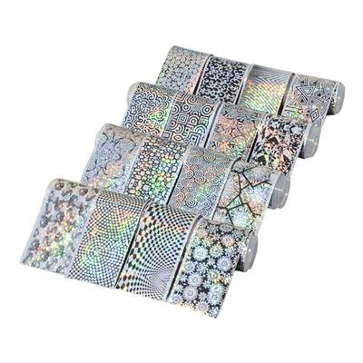16 Teile/satz Laser Sternen Himmel Nagel Folie Nail art Transfer Aufkleber DIY Maniküre Werkzeug