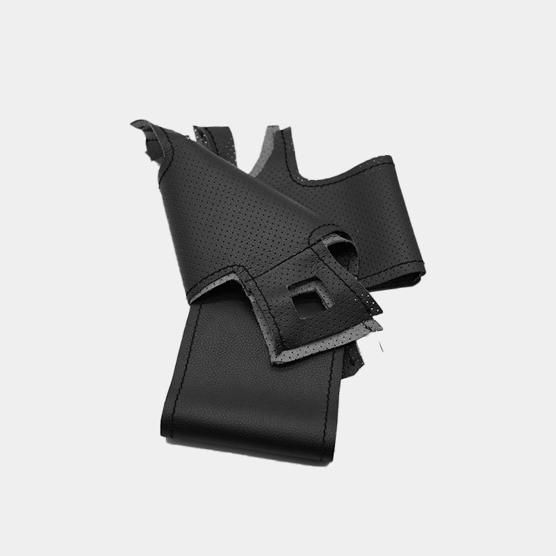 

Кожаный чехол на руль сшитый вручную для Acura CL 1998-2003 для Honda CRV CR-V Accord 6 Odyssey Prelude Civic Black Thread