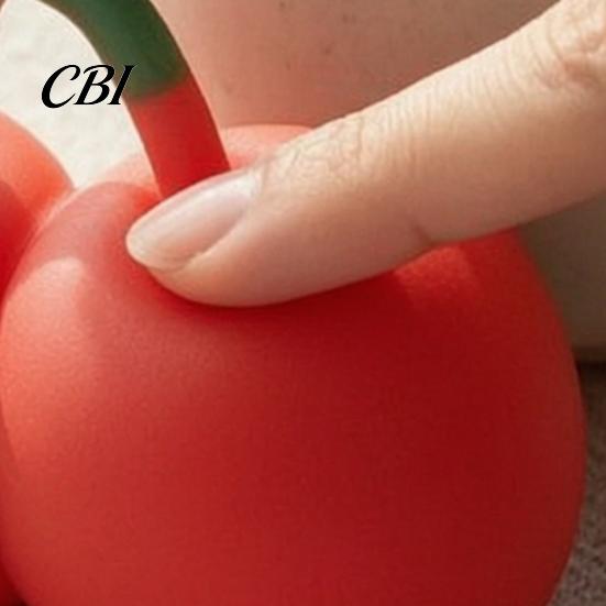 Simulation Cherry Toy Realistic Stress Relief Toy, Giant Squeeze Fidget Anxiety Soft Stretchy Fruit Sensory for