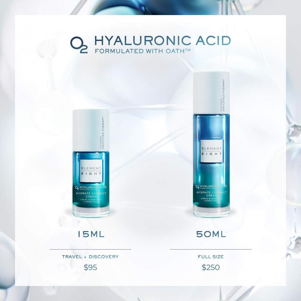 Element Eight O2 Hyaluronic Acid Hydrate Correct Cream 1.69 Oz