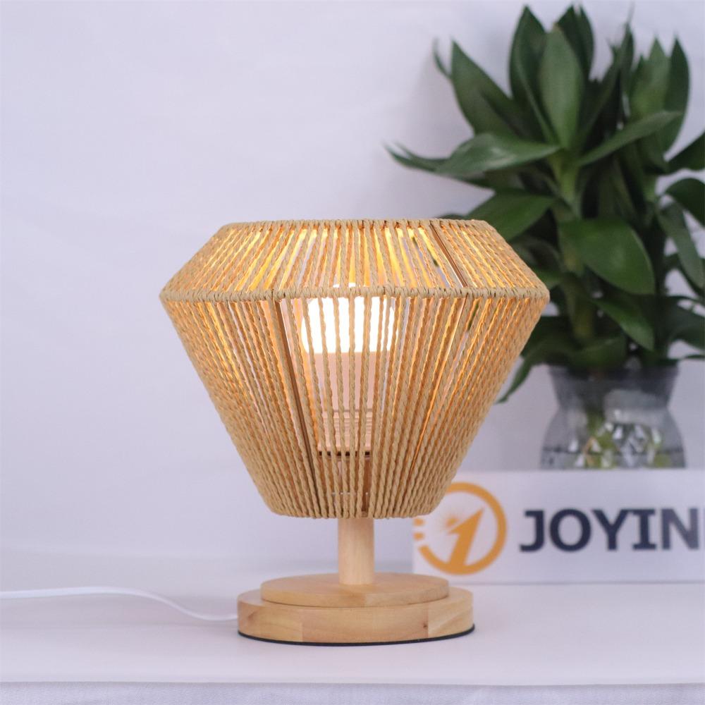JOYINLED Boho 3 Light Rattan Pendant Lamp Retro Ceiling Hanging Light Fixture for Living Room Home Decor E27 Indoor Lighting