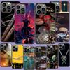Musical Instrument Drum Rock Phone Case For Apple Iphone 16E 16 17 Pro Max Air 15 Pro 14 Plus 12 13 Mini Cover Cute Fund