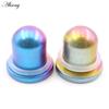 Alisouy 1PC Titanium Gradient Barevný válec Náušníky Kuželové špunty Tunel Expander Nosítka Náušnice Piercing Body šperky