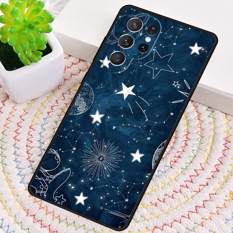 Star Sky Space TPU Phone Case For Samsung Galaxy Note 10 Pro S26 S25 S24 S23 S22 Ultra Plus S21 FE S20 Shockproof Cover