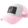 ER Nurse American Flag Trucker Hat Breathable Mesh Snapback Cap Unisex Outdoor Sports
