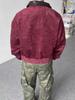 Men's 2025 American Retro Wool Lapel Jacket - Spring/Autumn Street Style Deconstructed Outerwear