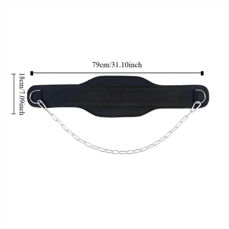 Double Layers Weighted Pull-up Belt Adjustable Weighted Muscle-up Belt  Barbell Plates