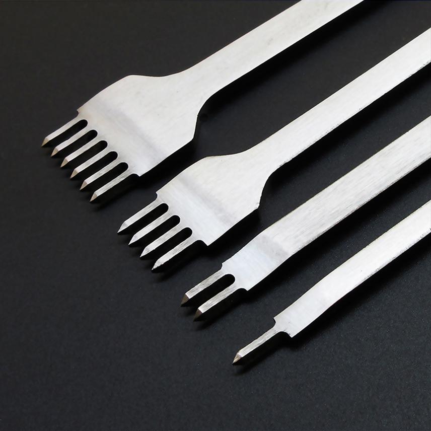 1Pc 3/4/5/6mm Leather Hole Punch Eyelets Tool Button Installer Belt Hole Puncher Work With Leather Craft Leather Goods Tools