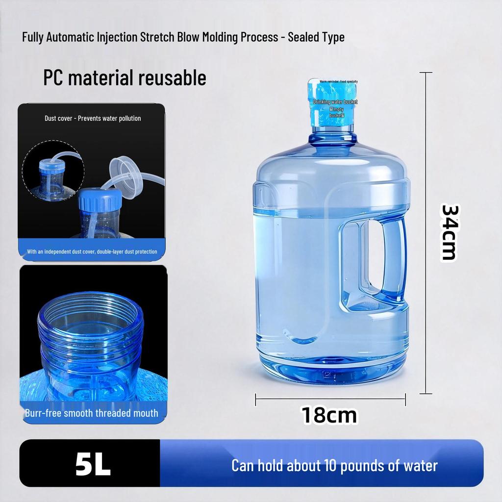 Thickened Portable Mineral Water Dispenser Bucket for Household Use