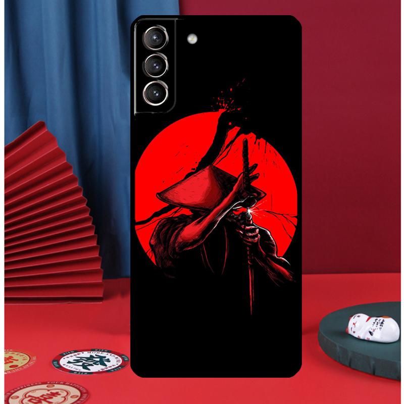 Japan The Samurai Ninja Phone Case For Samsung Galaxy S25 Ultra S9 S10 S20 S21 FE S22 S23 Plus S24 Ultra Back Cover