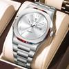 Top Brand Ultra-thin Male Women's Watch New Waterproof Luxury Quartz Watch Double Calendar Trendy Luminous Wristwatch