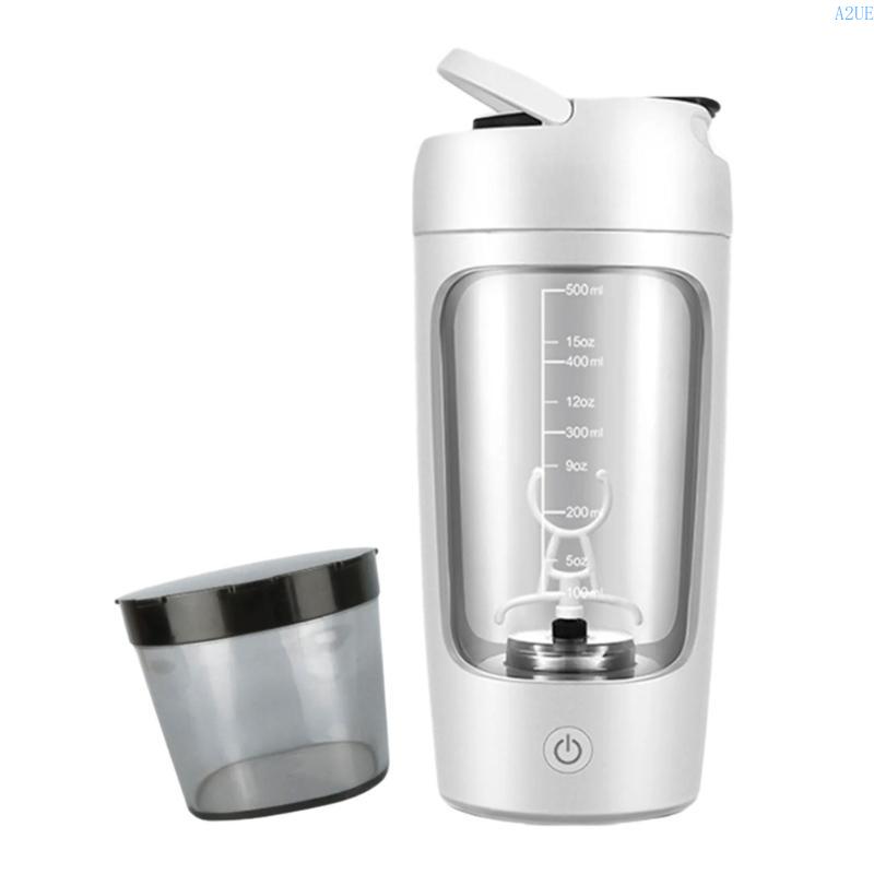 A2UE USB Rechargeable Portable Protein Mixer Electric 650ml for Shakes and белый