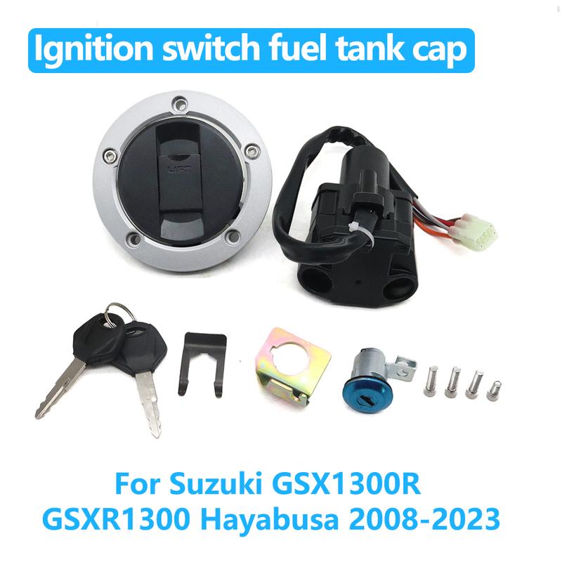Ignition Switch Fuel Gas Tank Cap Cover Seat Handle Locks Keys For Suzuki GSX1300R GSXR1300 GSXR 1300 Hayab 2008-