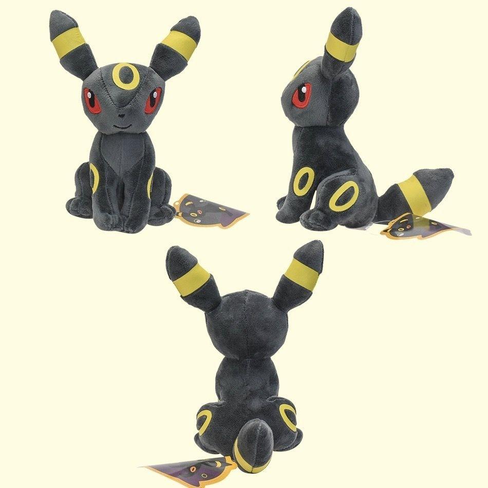 Sada plyšáků Pokemon Eevee Evolutions - Sylveon Sun Moon Original Vaporeon Flareon Leafeon