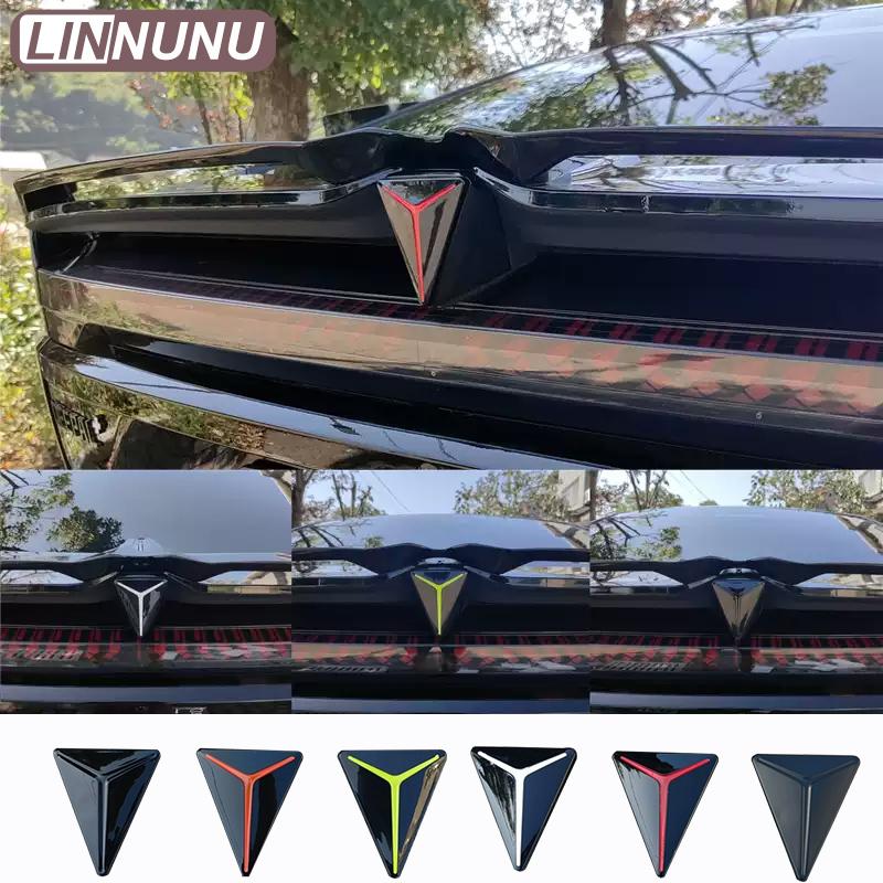 LINNUNU Car Logo Stickers Steering Wheel Emblem Wheel Hub Front and Rear Stickers Auto Exterior Accessories For Deepal L07 Sl03