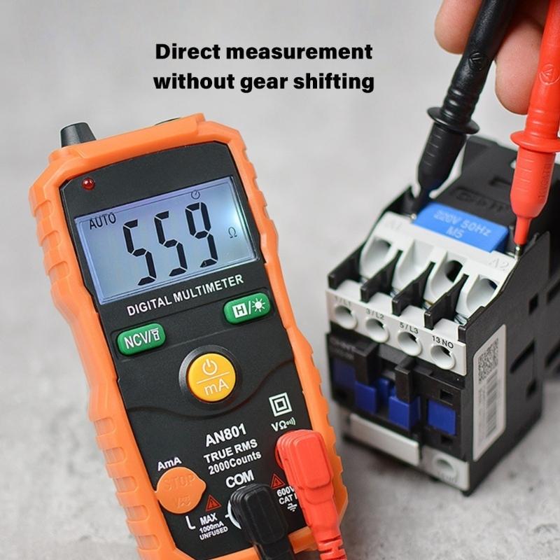 Multifunction Digital Multimete True RMS Handheld High Precisions Tester NCV Votage Current Resistance