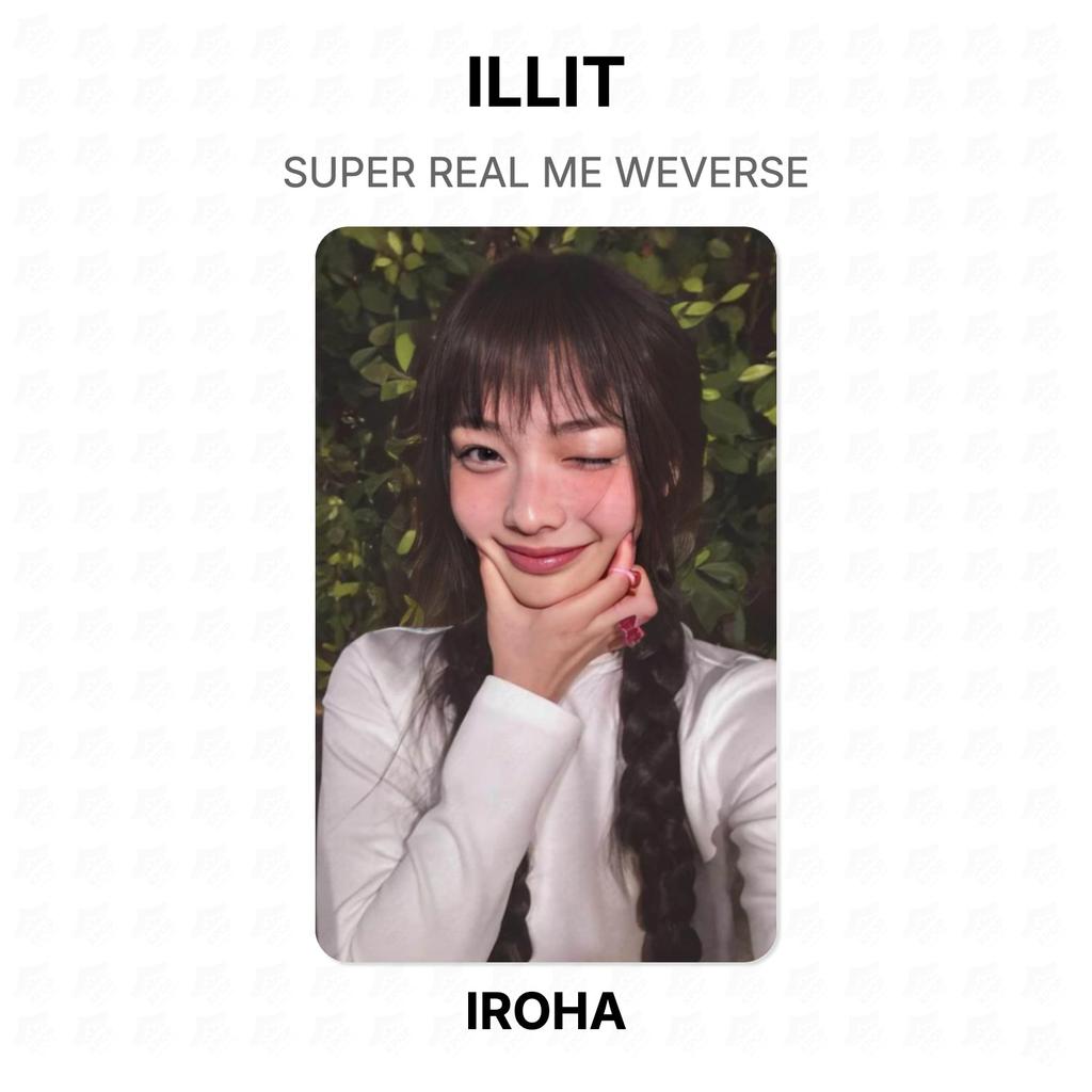 ILLIT SUPER REAL ME WEVERSE Official Photocard
